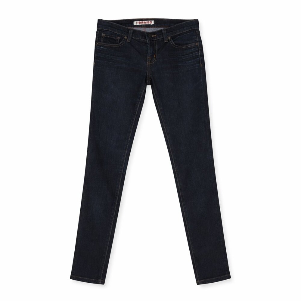 J BRAND Low Rise Skinny Leg Dark Wash Jeans Size 26